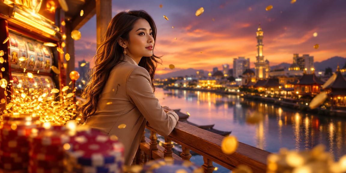 Permainan slot dan meja Malaysia dengan suasana kasino digital moden