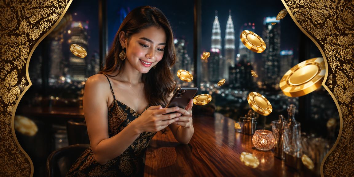 Aplikasi kasino di Petaling Jaya dengan rekaan batik Malaysia untuk permainan meja